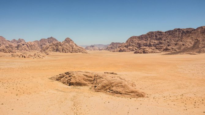 Wadi Rum woestijn, Jordanië